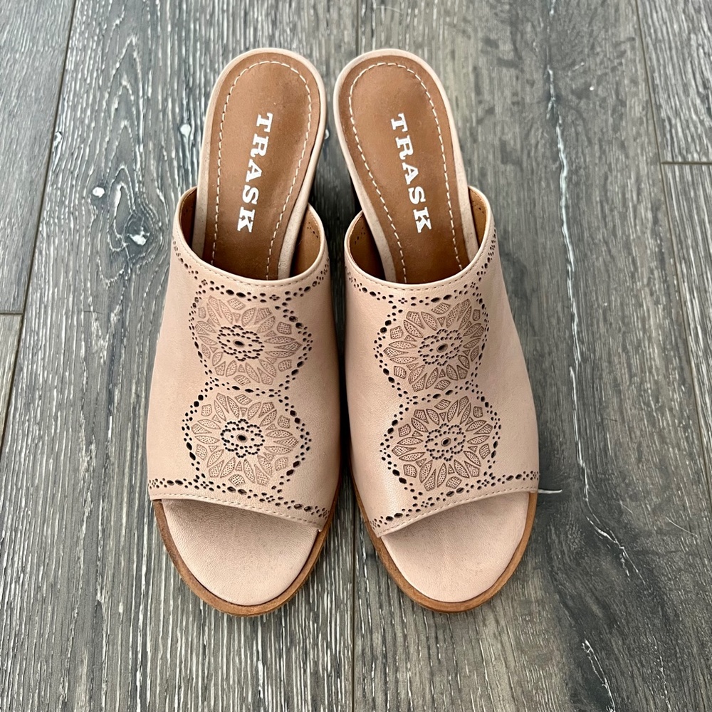 Trask Carlena Perforated Slide Sandal